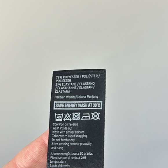 NWT Ivy Park Black Slash Leggings Size XS - Picture 14 of 14